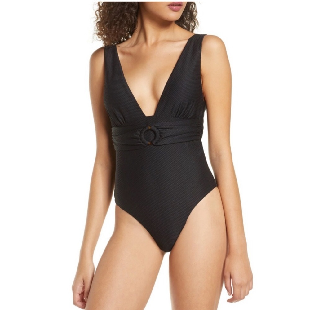 - NWT Chelsea28 Black One Piece Swimsuit